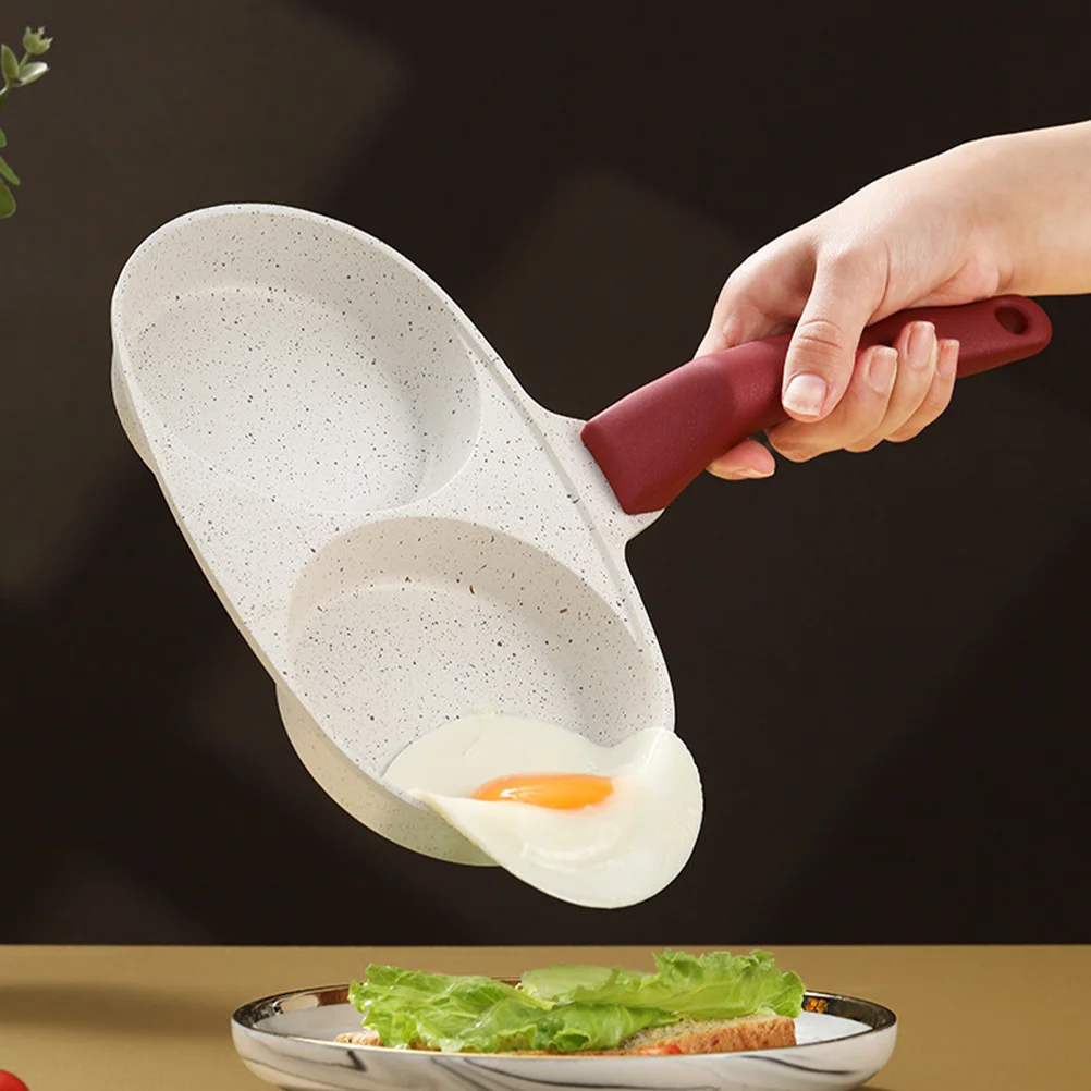 

Breakfast Skillet Double Nonstick Pan Griddle Maker Frying Pans Mini Pancake Small Mix Nonstick Coating Even Heat