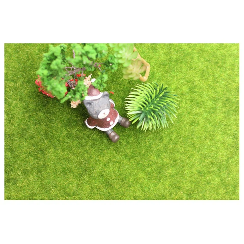 NEW-Artificial Turf DIY Mini Simulation Flocking Turf Moss Micro-Landscape Plant Landscaping