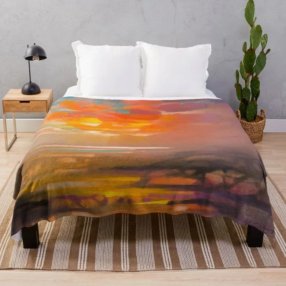 

Vivid Light 3 Throw Blanket