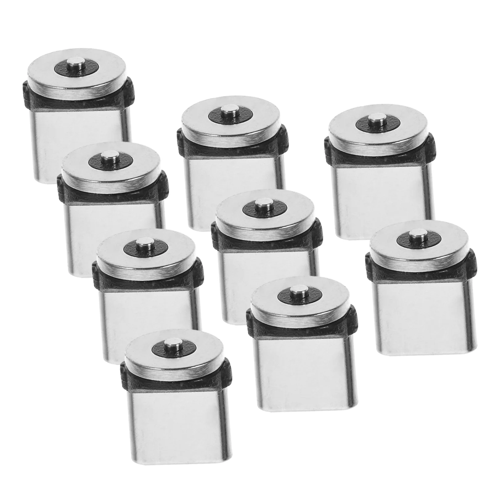 

9 Pcs Magnetic Charging Cable Adapter USB Phone Cell Aluminum Tip Rotating Connector