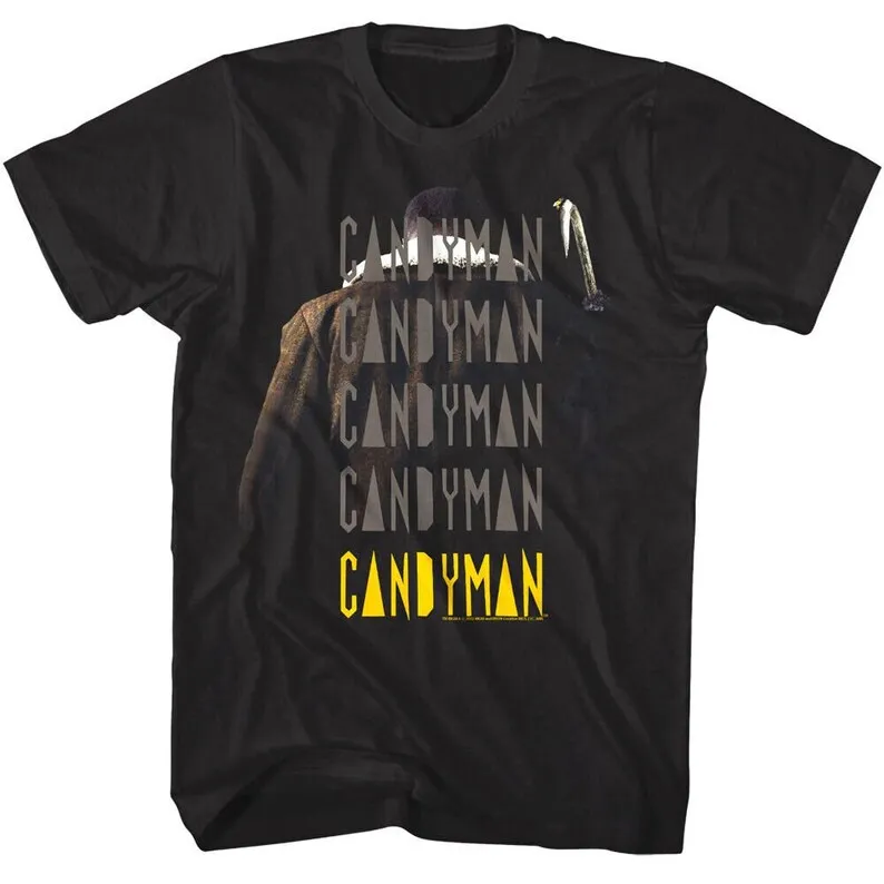 

Candyman Men's Shirt Say it 5 Times Horror Movie Tees