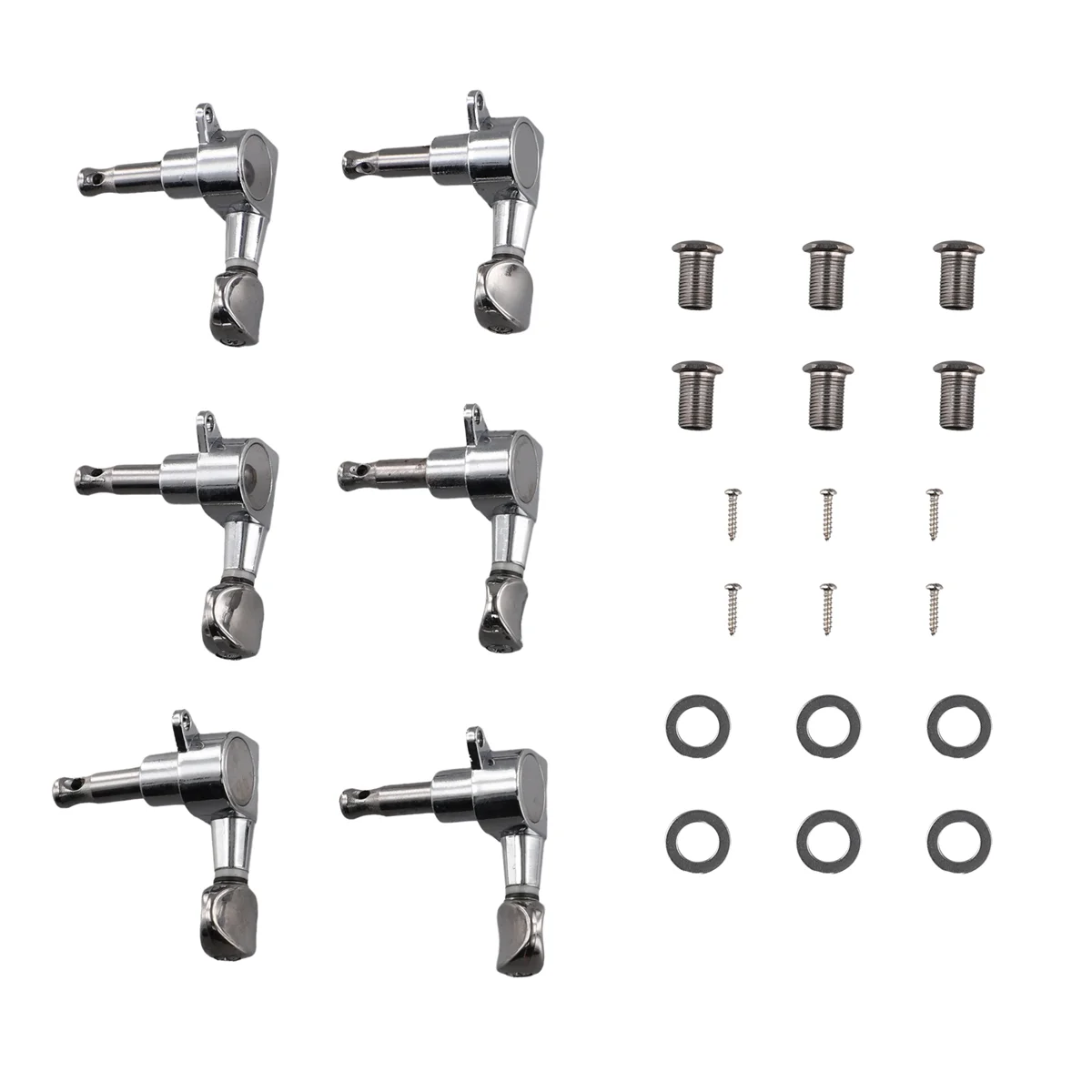 6pcs 6R Guitar Tuning Pegs Tuners Machine Heads for Fender Replacement XQ