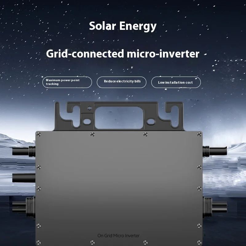 800W/1000W Home Micro On Grid Solar Inverter Single Phase Plug Play WIFI PV Inverter High Efficiency for Home Solar System