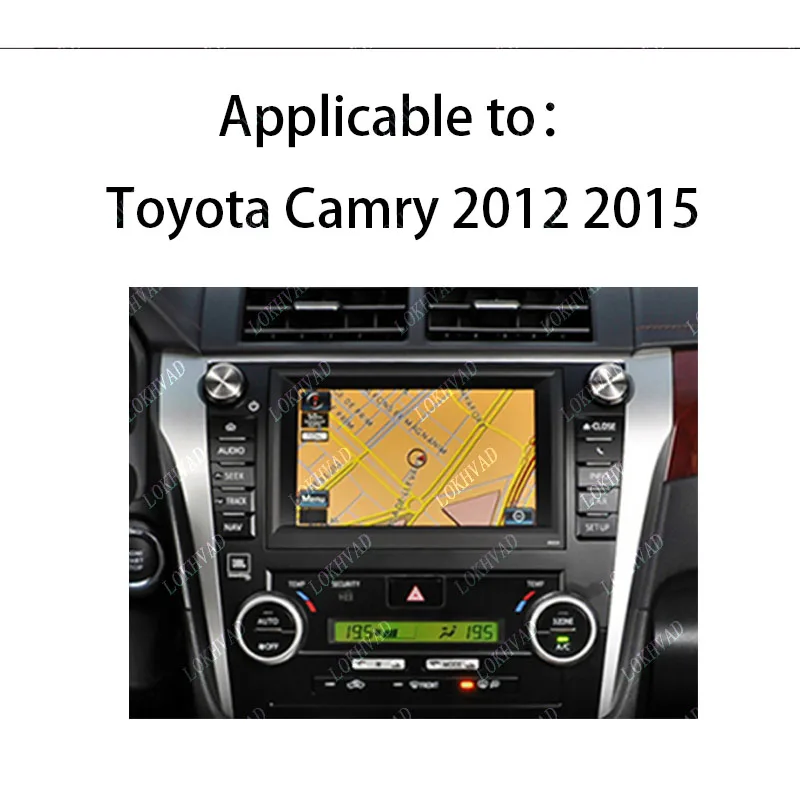 10 Inch for TOYOTA CAMRY 2012-2015 Car Radio Android Stereo Audio Screen Multimedia Video Player Navigation Harness Frame