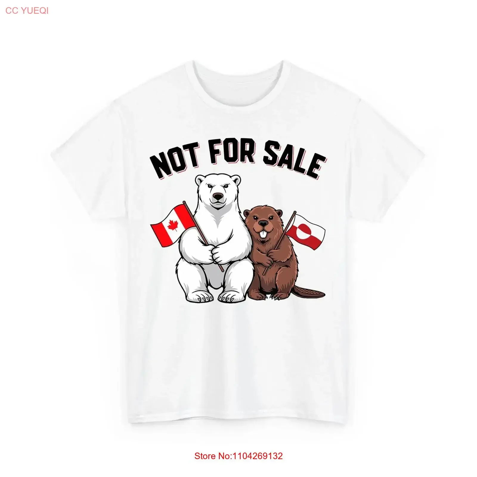 Camiseta con estampado gráfico vintage lavado de Greenland is Not for Sale, estilo streetwear versátil, ligeramente desgastado, con la frase Hands Off Make America Go Away.