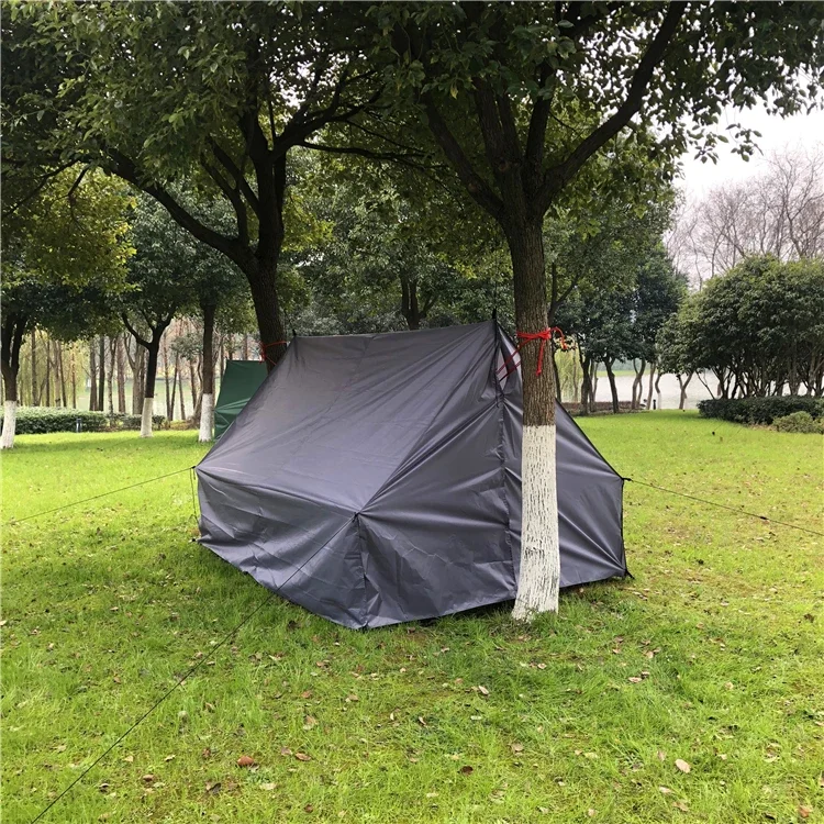 Hot Selling CZX-162 Outdoor Waterdichte Camping Tarp Tent, Een Karakter Type Regentent, Zonnescherm Zeildoek, Regenvlieg Zeildoek, Tent Zeil