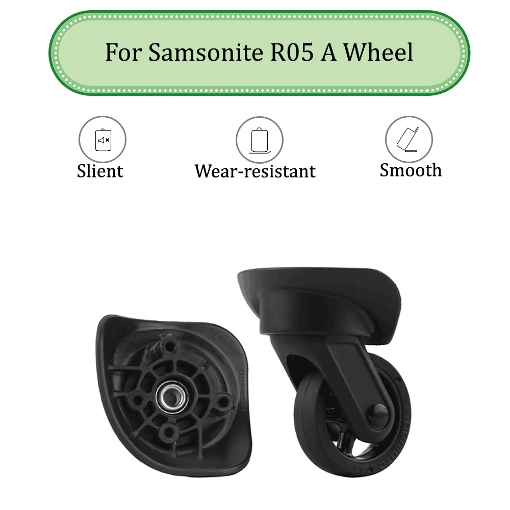 Suitable For Samsonite R05 A Universal Wheel Replacement Suitcase Silent Smooth Shock Absorbing Durable Wheel Accessories Wheels