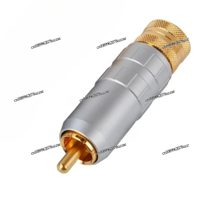 8016-W-U RCA Signal Plug, Pure Copper Gold-plated Lotus, Original and Genuine. 8016-W-U RCA Signal Plug, Pure Copper Gold-plated