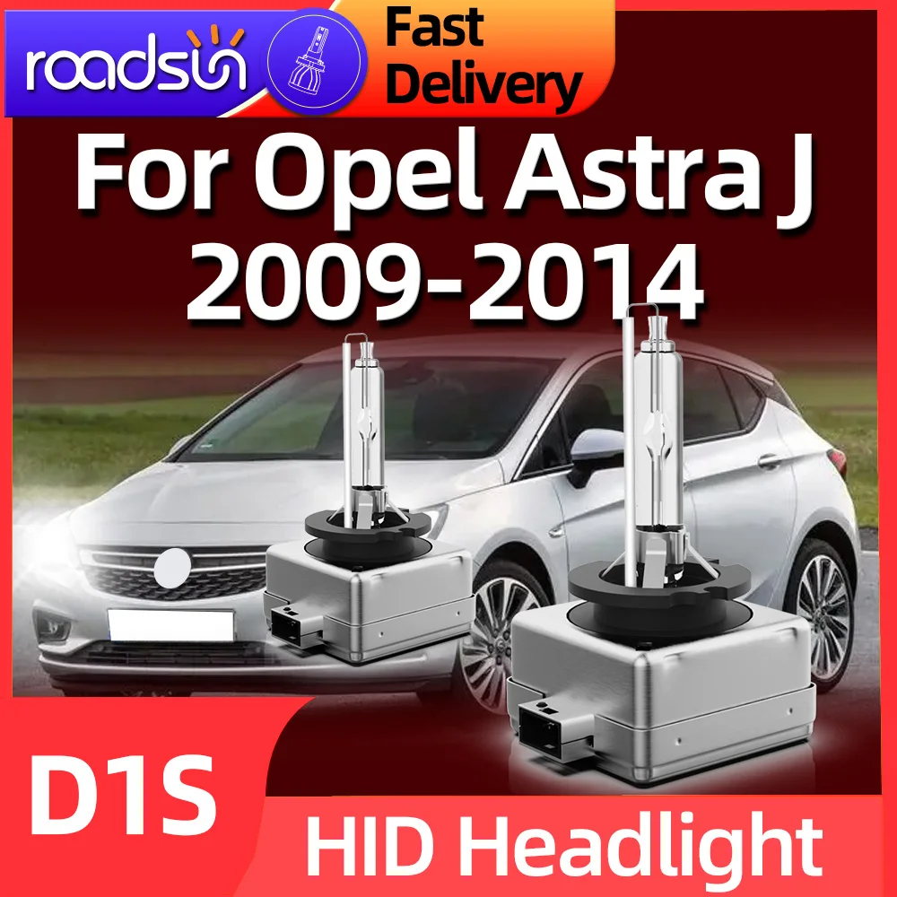 

Roadsun D1S HID Bulb Automobile Xenon Headlight Bulb Super Bright 6000K 8000K For Opel Astra J 2009 2010 2011 2012 2013 2014