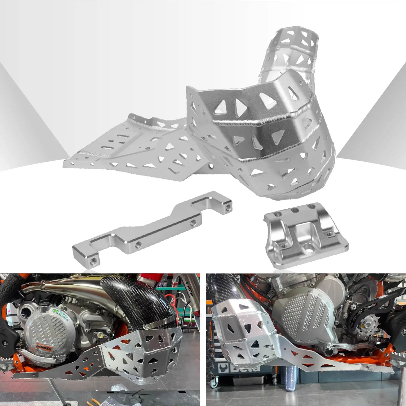 

Motorcycle Accessories Engine Frame Protector Cover Guard Skid Plate For KTM EXC 250 300 For Husqvarna TE 250i 300i 2020-2023