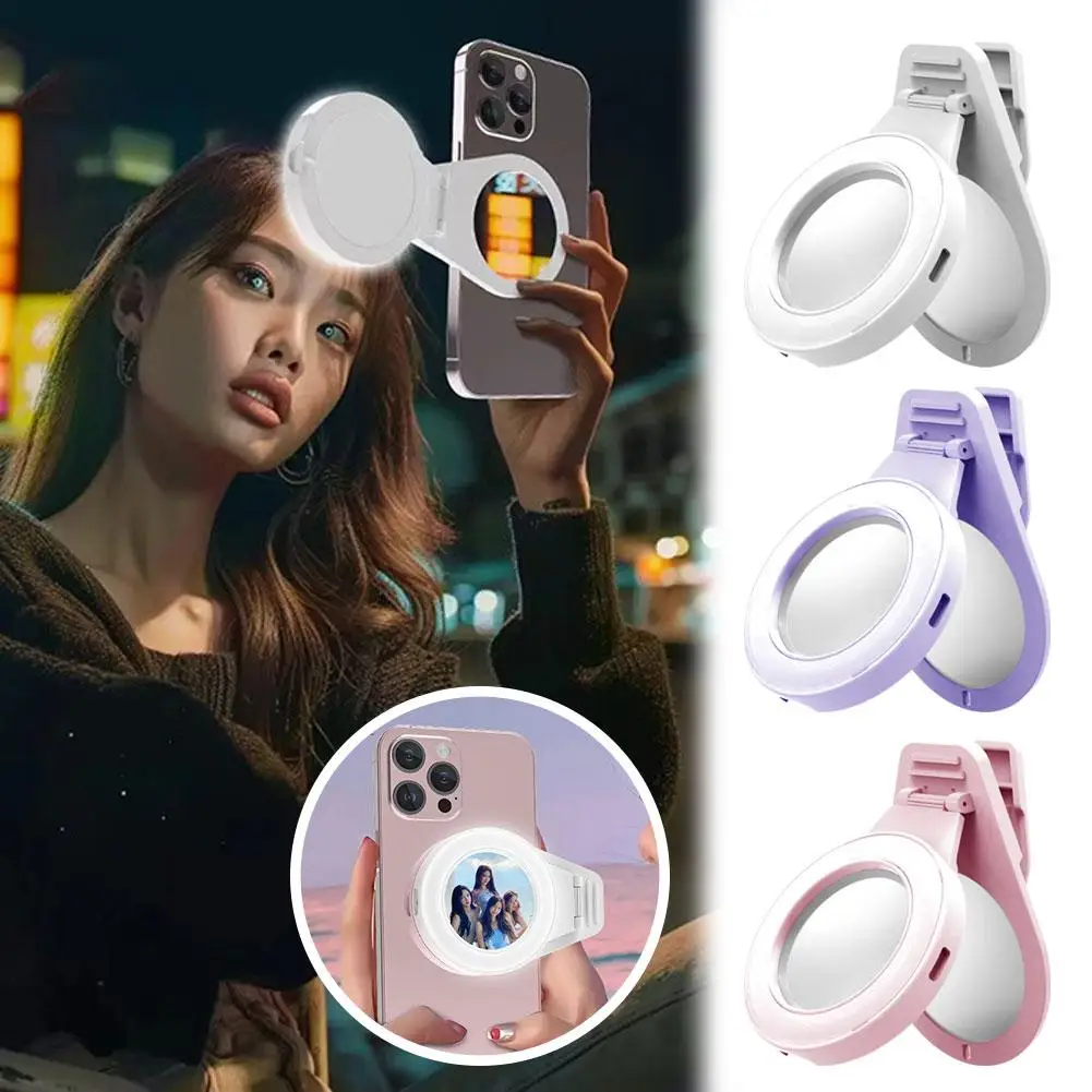 Universal Phone Live Video LED Light Portable Selfie Circle Light Photo Beauty USB Phone Filling Light For IPhone A2J6