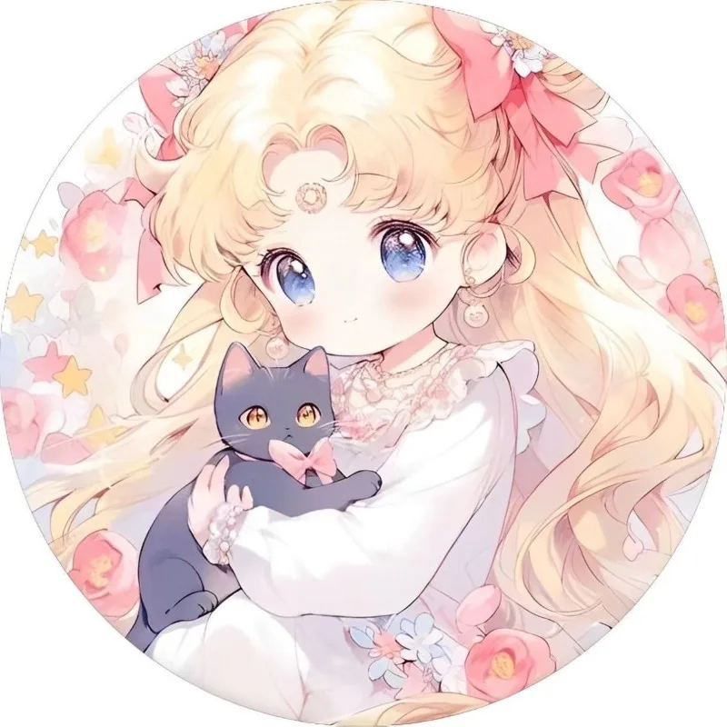 Sailor Moon Tsukino Usagi Badge Cartoon Badge Brooch School Bag Pendant Animation Peripheral Exquisite Badge Accessories Gift - view 3