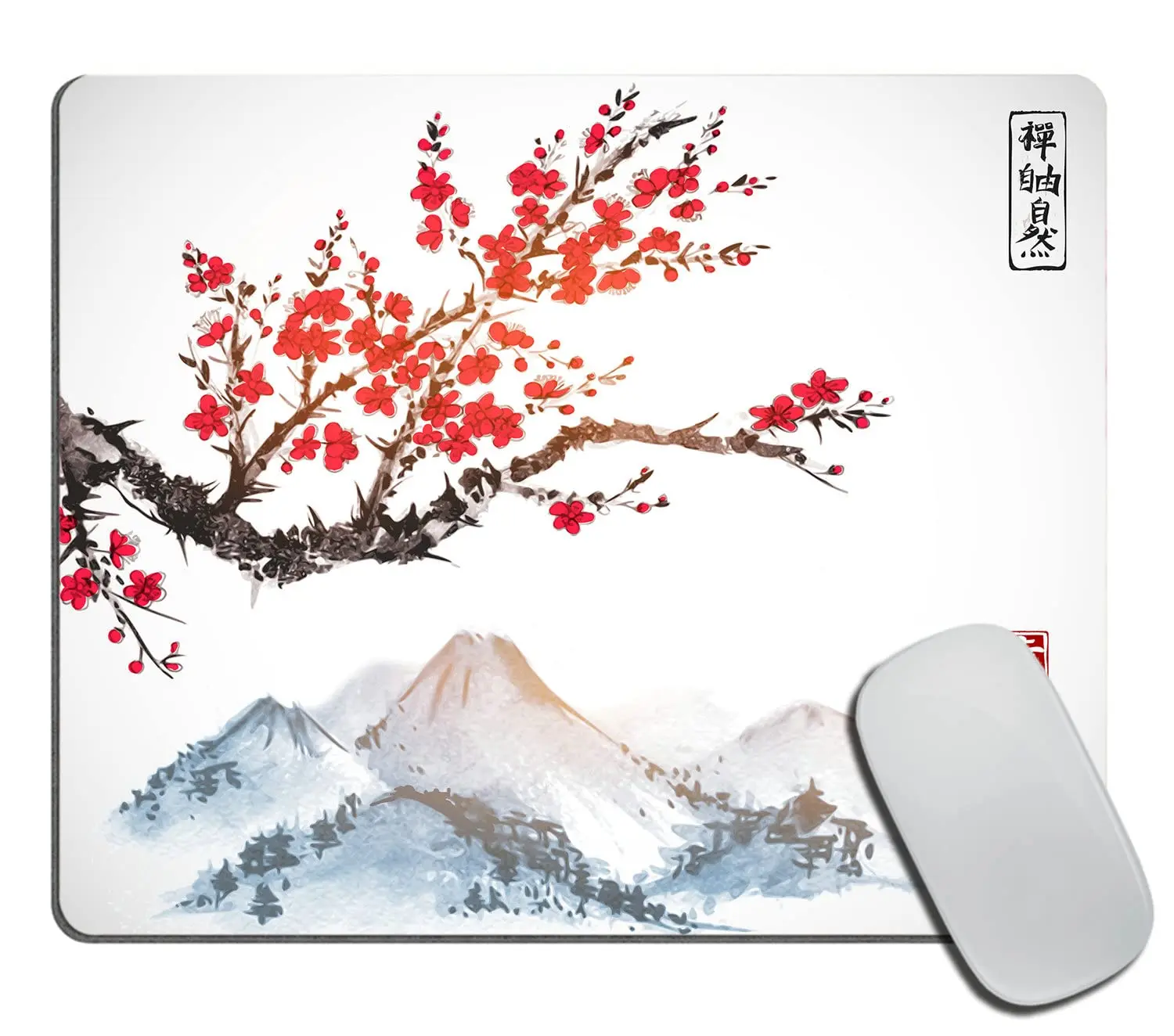 

Hot-Selling Vintage Ink Painting Mouse Pads Comfortable Gaming Mousepad Mouse Mat Keyboard Mats Desk Pad Mousepads 22x18cm