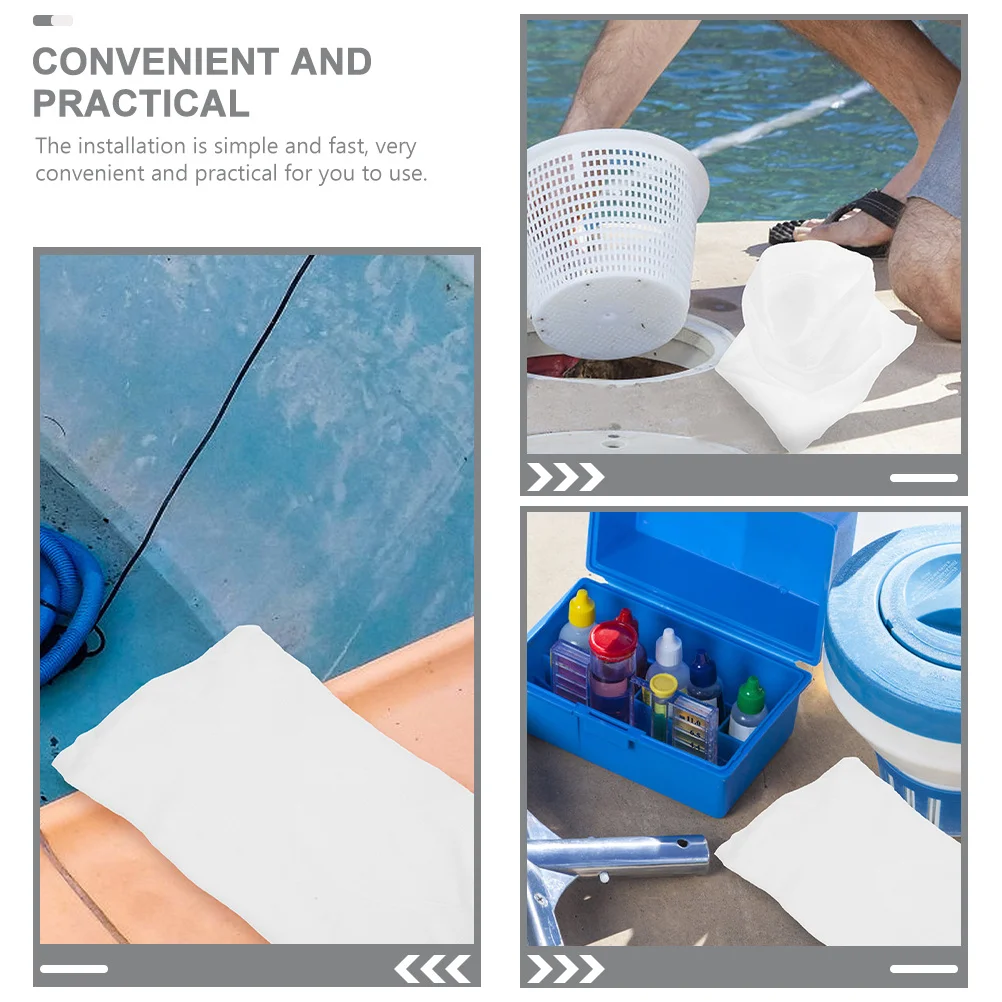 

30Pcs Pool Filter Socks for Skimmer Baskets Heavy Duty Mesh Cleaning Solution for Above Ground and Inground Pools