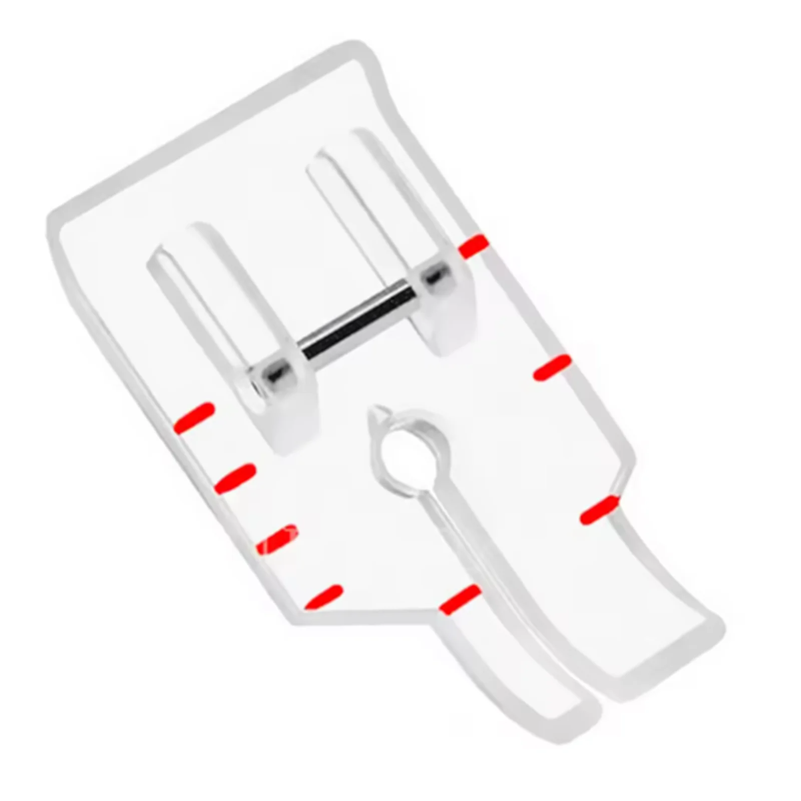 Prensatelas de plástico transparente para máquina de coser, prensatelas acolchado de 1/4 pulgadas para Singer Brother, vástago bajo, accesorios para máquina de coser, P60498