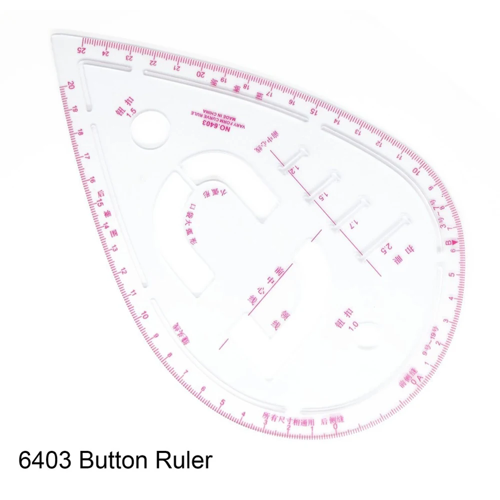 Dress Ruler Set Multi-function Sewing Dress Ruler Set Measure Tool for Dressmaking Tailor Clothes Design Making Tools