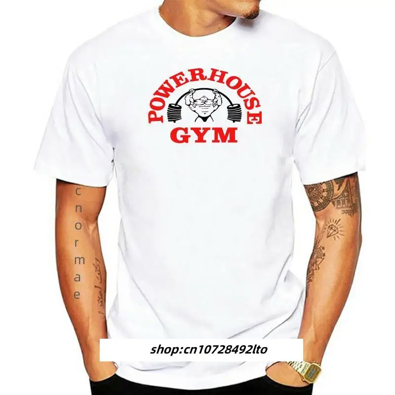 

Logo GYM Powerhouse Baru Kaus Pria Hitam Putih Langka S-2XL