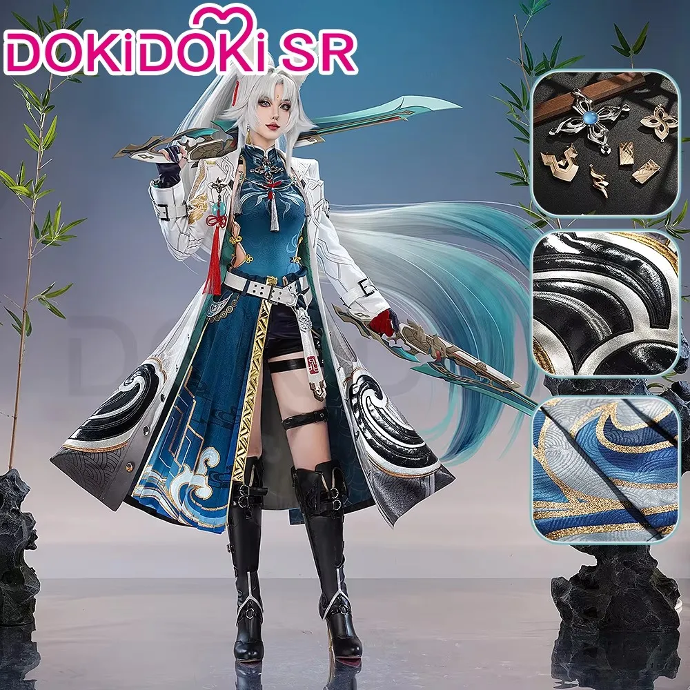 Feixiao Cosplay Costume Game Honkai:Star Rail DokiDoki-SR Honkai Women Costume Fei Xiao Cosplay Halloween