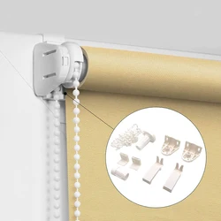 2M 17mm Roller Blind Fittings Kit Brackets Beaded Chain Rolling Spares Controller Set Blind Parts Window Treatments Replacement