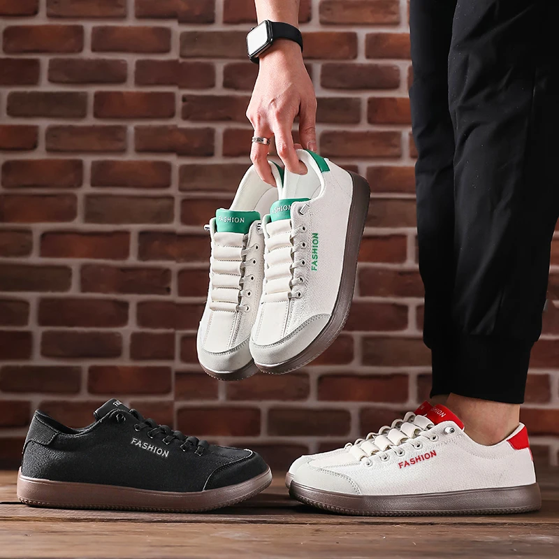 

Wide Toe Barefoot Shoes Unisex Minimalist Faux Leather Sneakers Adjustable Slip on Walking Shoes Retro Campus Footwear