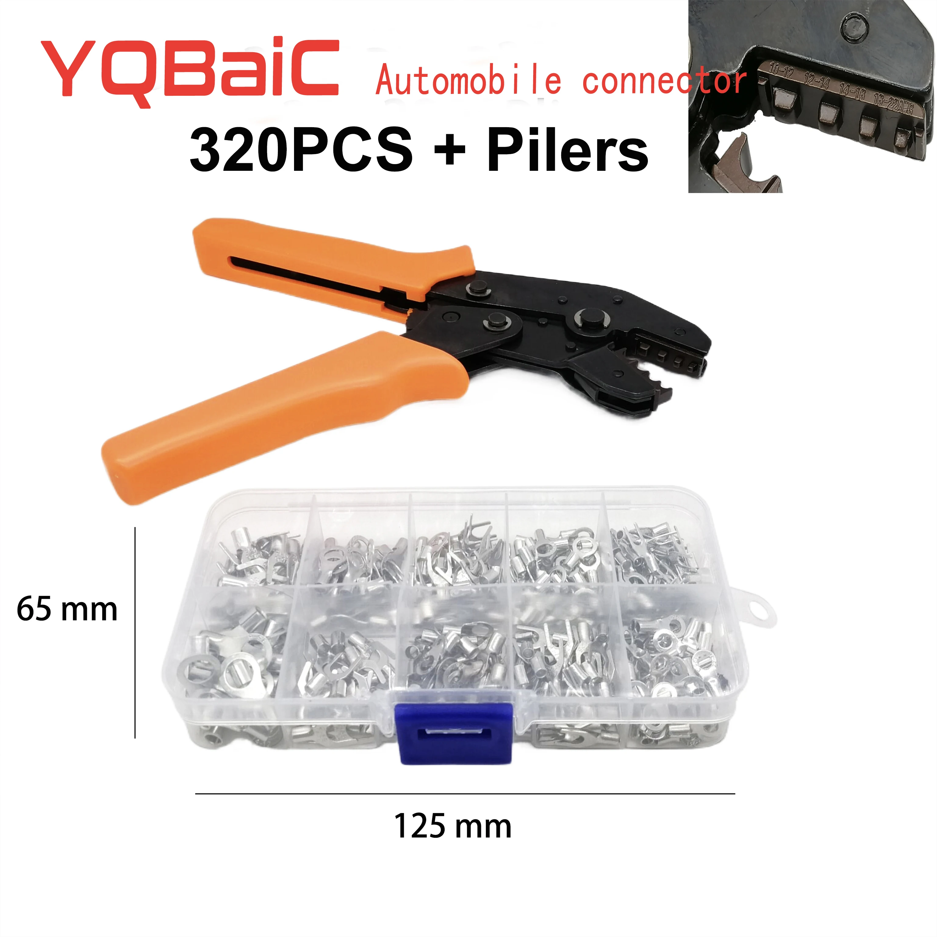 

Boxed Crimp Terminal,Electrica Wire Connector,U/O And Bullet Shaped,Splicing Termination 2.8/4.8/6.3mm,Cable Termination Pliers