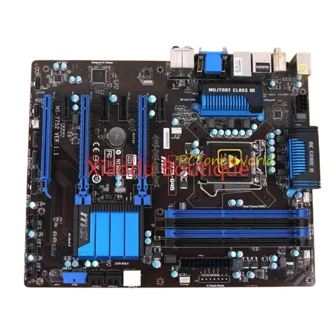 PARA MSI Z77A-G45 Placa-mãe MS-7752 Socket 1155 DDR3 Intel Z77 100% funcionando