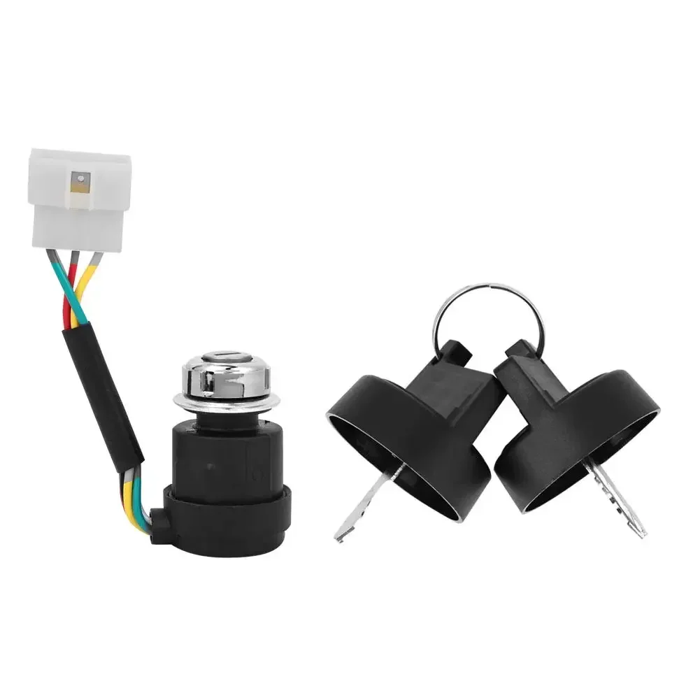 Ignition Key Switch High Quality Control Panel Mounted Ignition Lock Cylinder for 178F/186F Diesel Engine Tiller