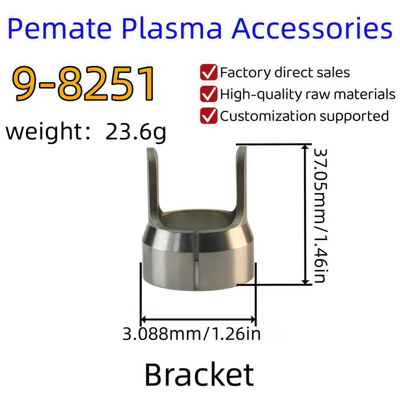 Pegasus Plasma Welding and Cutting Equipment Accessories - Cutting Torch Bracket, 9-8251, 3 pieces in total