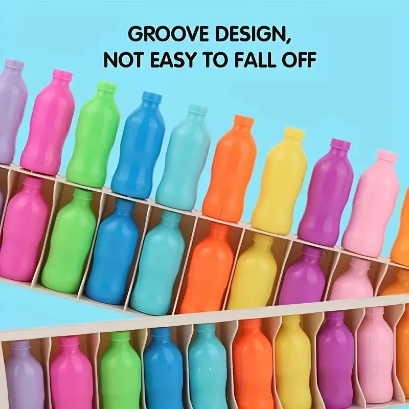 20-kleurenpaar bijpassende uitdagende fles puzzelspelset Geheugen- en logische training Strategie Bordspellen Verzamelen van kerstcadeaus