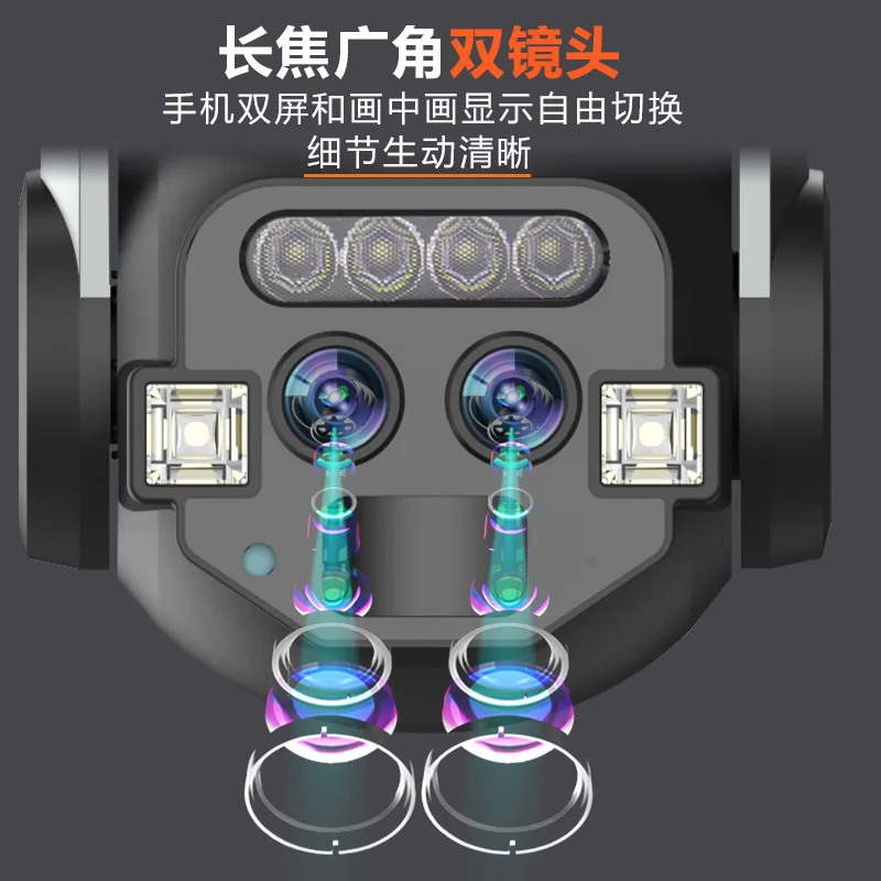 

6MP Carecam APP Dual Lens Wireless PTZ IP Dome 10X Zoom AI Humanoid Detection Home Security CCTV Baby Monitor