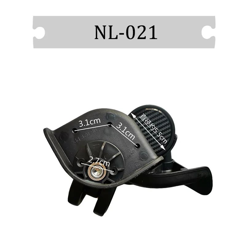 For Baixiang NL-021 Universal Wheel Trolley Case Repair Wheel Luggage Accessories Replace The Corner Wheel Travel Case Roller