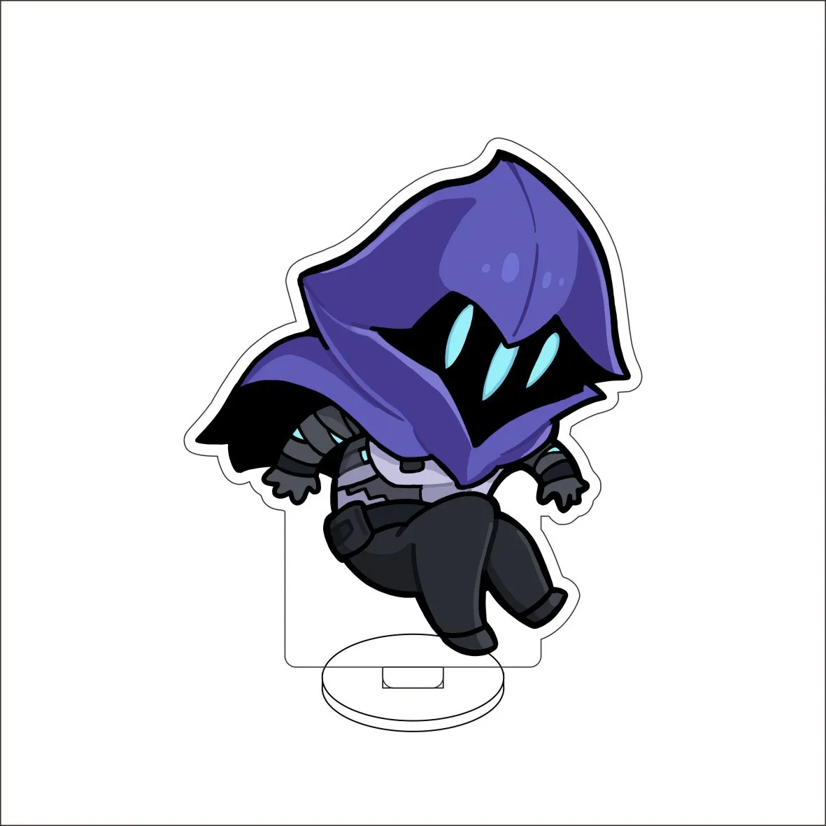 10CM Anime Game VALORANT Cos Breach Omen Reyna Skye Neon Killjoy Sage Raze Jett Figure Acrylic Stand Cute Gifts Ornaments - view 4
