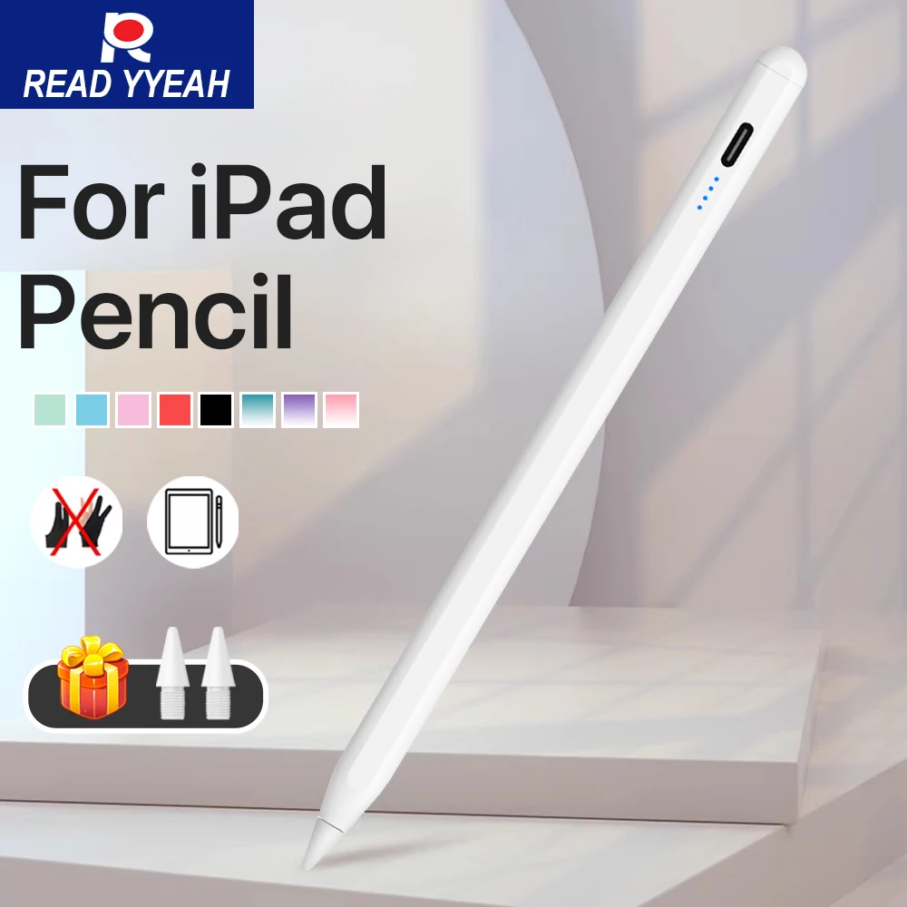 

2025 Stylus Pen For Apple Pencil 2 Wireless Charging For iPad Air 4 5 Pro 11 12.9 Mini 6 iPad Pen Palm Rejection iPad Accessorie