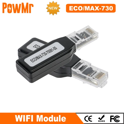 Imagen 1 del producto Módulo WIFI inversor solar híbrido PowMr con puerto RS232 para POW-HVM2H/3.2H/4.2M/6.2M/10.2M y POW-LVM3.6M-24V