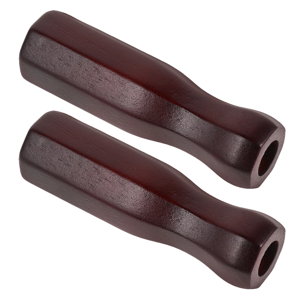 

2pcs Wooden Foosball Table Handles Octagonal Design Comfort Grip For Indoor Soccer Tabletop Replacement Mini Poles Foosball