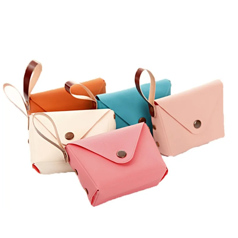 

Korean Cute Coin Purse Candy Color Mini Wallet Macaron Key Holder Clutch Bag for Women