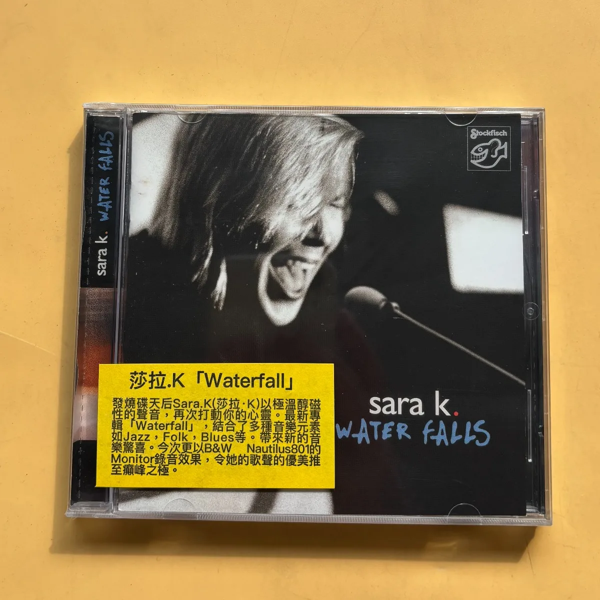 

Sara K. Water Falls Stockfisch Audiophile Female Vocal Jazz Folk Blues Hi-Fi Collectible Audio CD Music CD