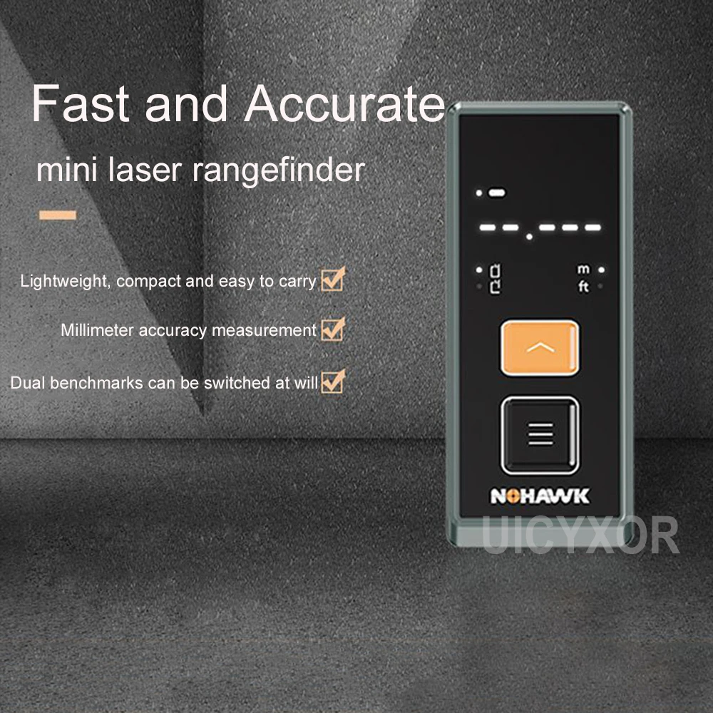 Mini Digital Laser Rangefinder, fita métrica, Medida de construção, ferramenta Régua, 30m, 50m, 70m, 100m