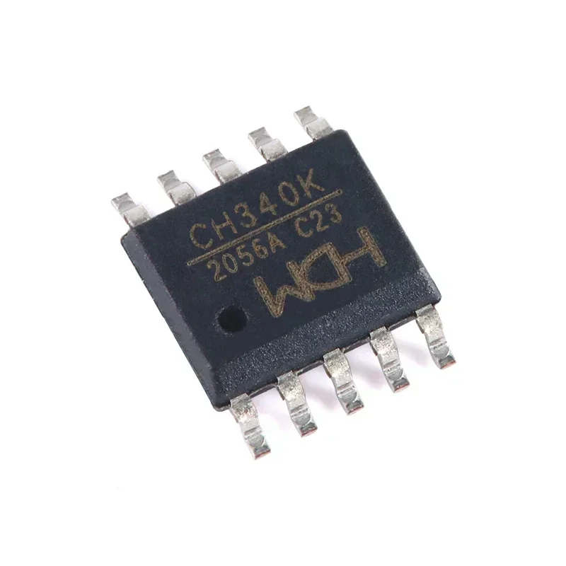 10PCS  CH340K Original and Genuine USB Serial Port Chip  ESSOP-10  Microcontroller IC Chips New Original