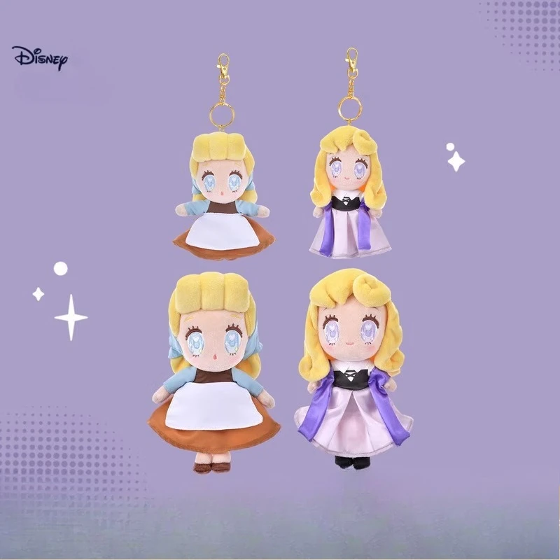 

Disney Little Princess Plush Keychain, Soft Stuffed Animal Keyring Toy Gift for Kids, Cute Doll Accessories