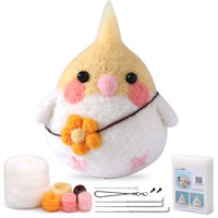 Animal Needle Felting Supplies Kits with Tools Needle Felting Kit Doll Making Supplies for Beginners Adults