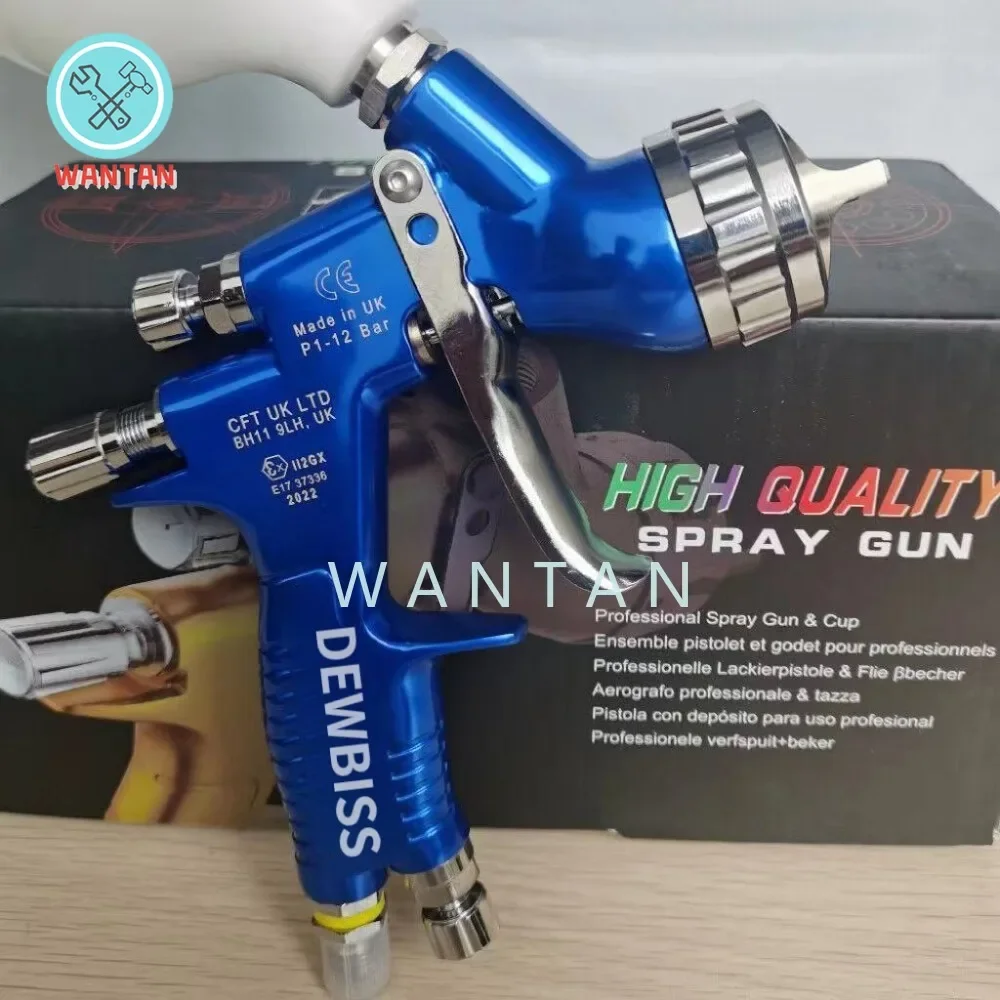 

Spray Gun LITE Blue TE20/1.3mm Nozzle 600ml Cup LVMP Car Pain Tool for Varnish and Primer High Quality