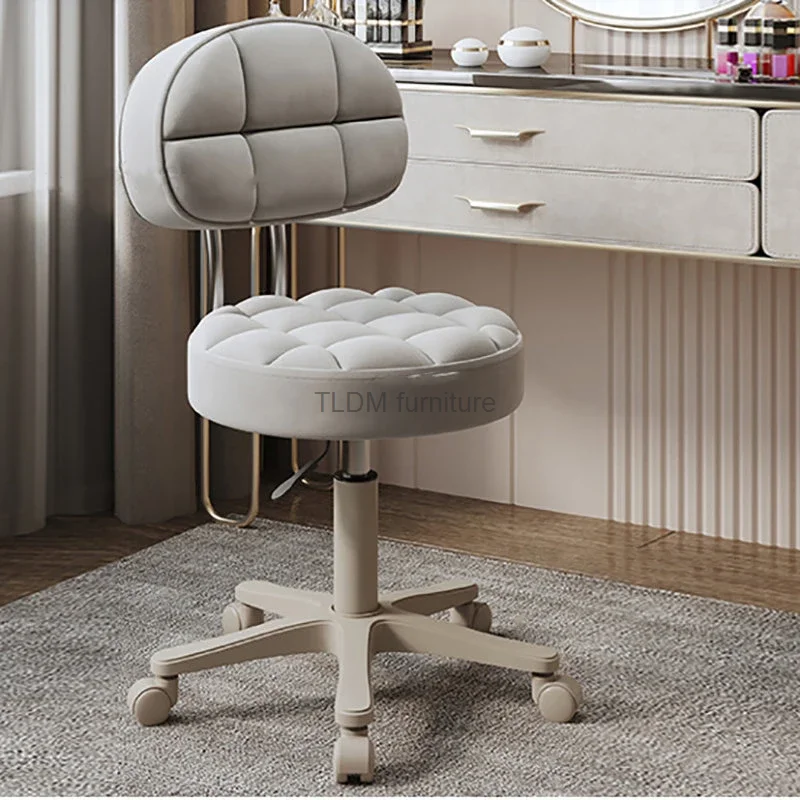 Barber Salon Simple Beauty Chairs Special Swivel Salon Chair Barber Shop Round Stool Modern Salon Furniture Home Makeup Chair