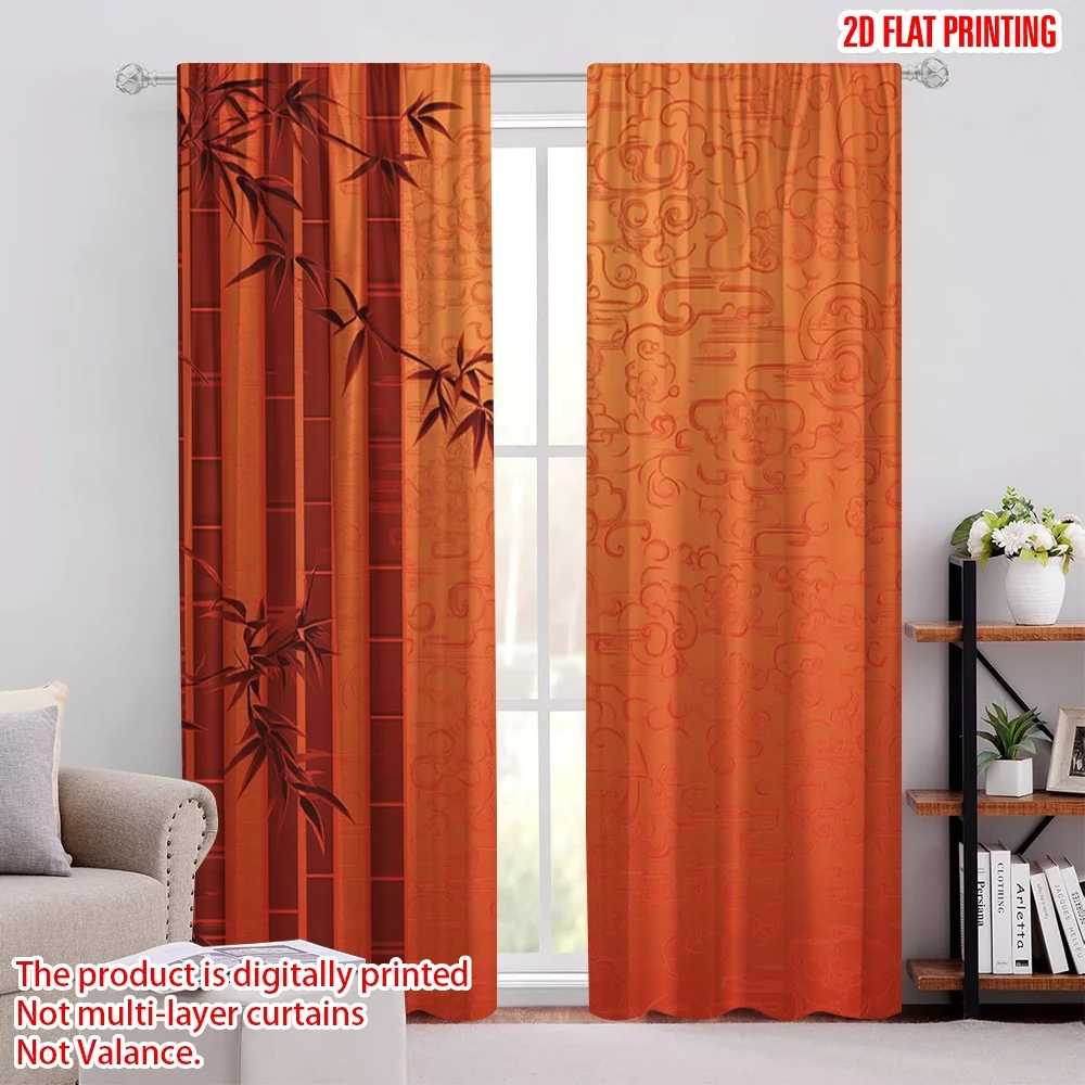 

2pcs Unsalable Sale Curtain (20.67x45.67in,29.53x65.35in,29.53x102.36in,41.34x90.55in,51.18x82.68in) Traditional Scenery