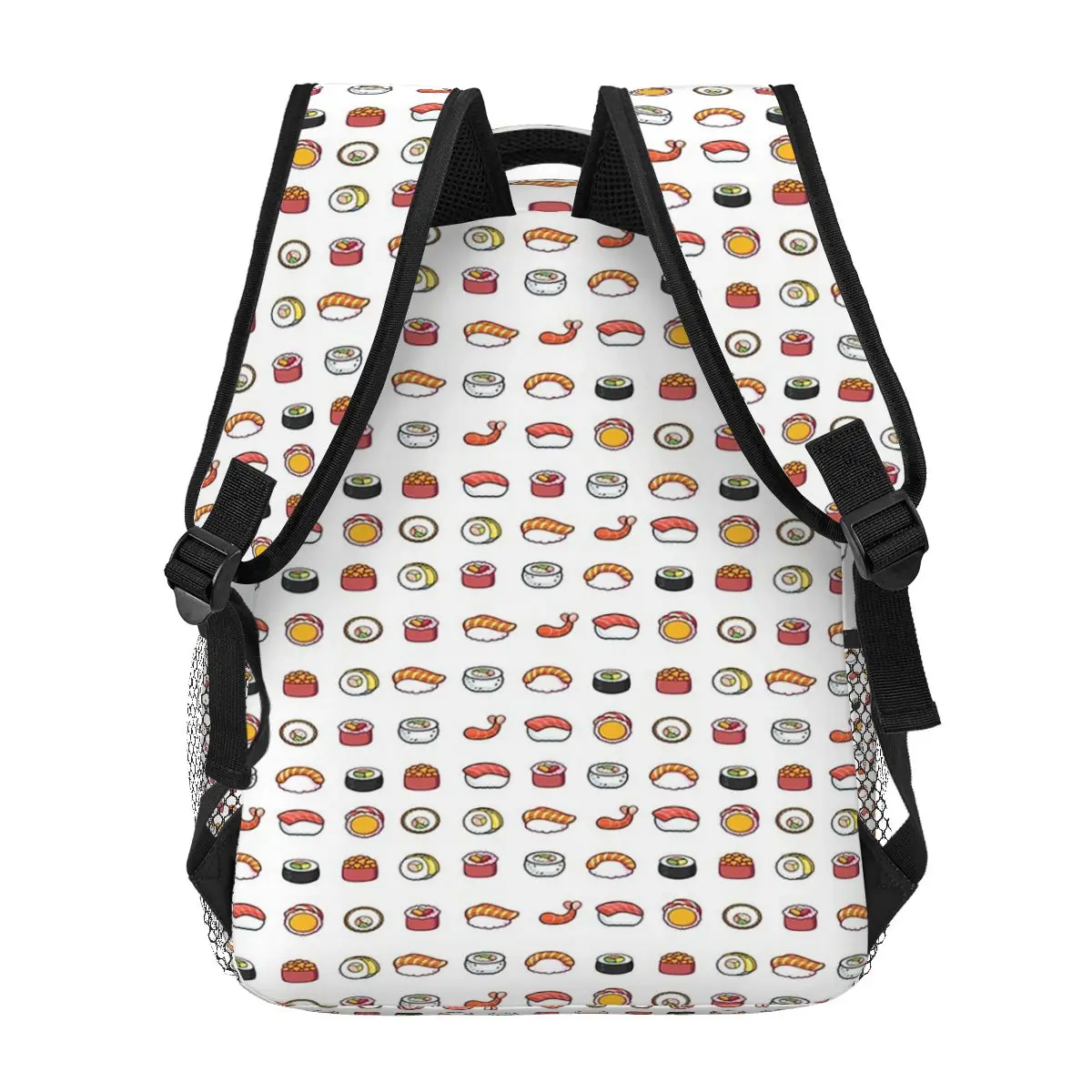 Sushi Nyan Kawaii Food Backpacks Boys Girls Bookbag Students School Bags Cartoon Kids Rucksack Shoulder Bag Large Capacity