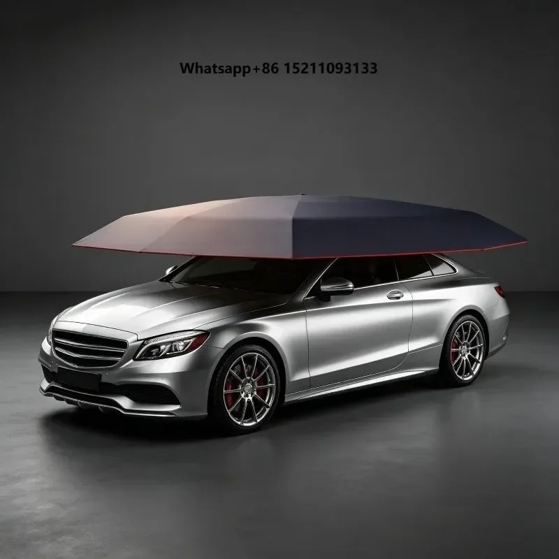Hot Sale Factory Direct High Quality Waterproof  Cover Automatic Remote Control Umbrella for Outdoor Car Protection