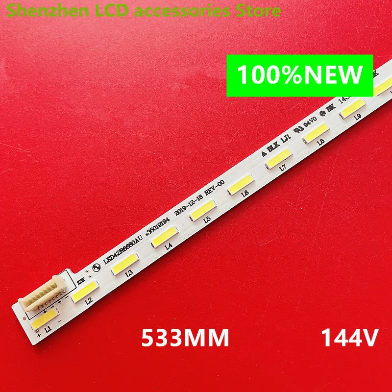 

Для Konka LED42R6680AU LED42K71U световая панель 35019194 37025556 484-M426680 533 мм 48 светодиодов 100% Новинка