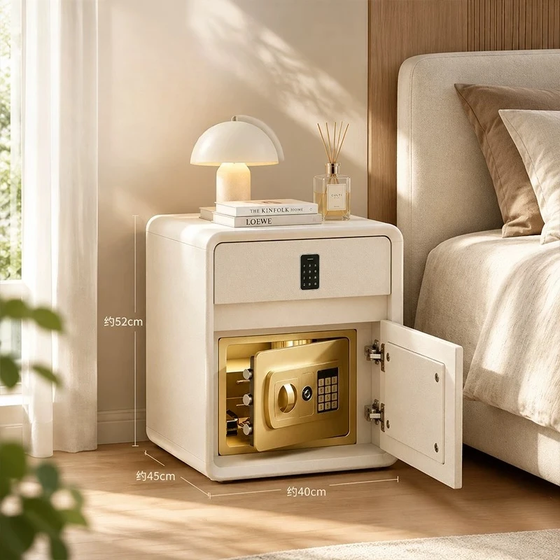Hotel Nordic Nightstands Coffee Cool Choice Fluted Bedside Tables Glossy Hidden Mesa De Cabeceira Mid Century Furniture