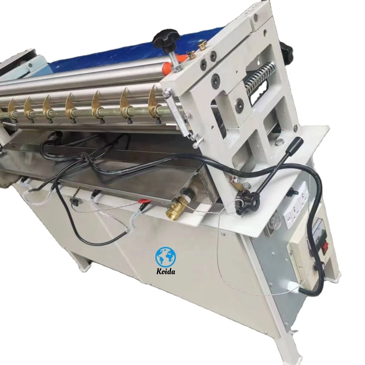 Adjustable Speed Hot & Cold Melt Glue Machine Engine & PLC Core Components For Different Plate Making