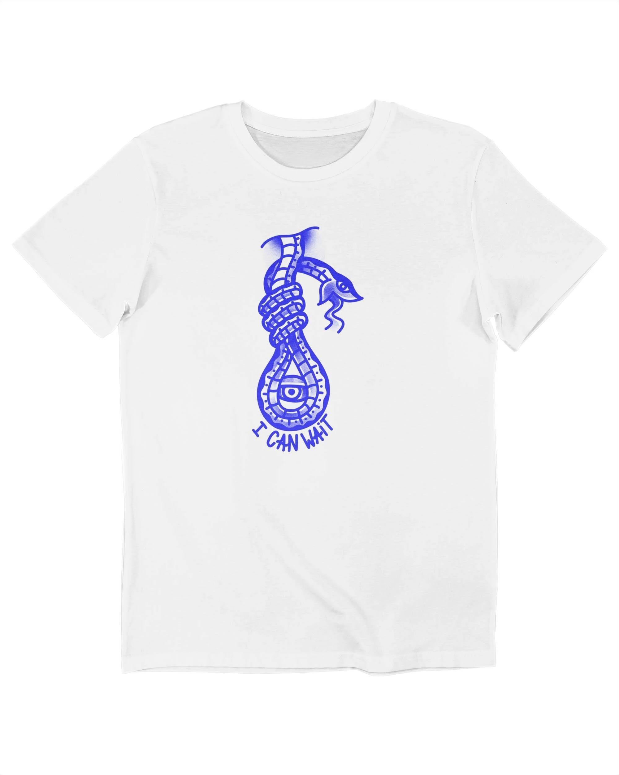 

Go I Can Wait Graphic Printing Summer Luxury Brand Cotton Men's and Women's T-Shirts Short Sleeves Street Fashion Trend